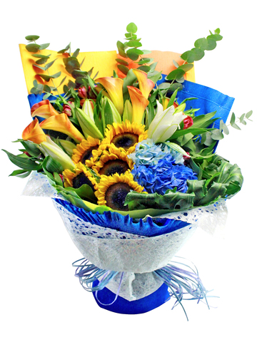 graduation flower arrangements