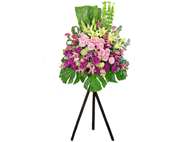 Flower Basket Stand - Commercial florist stand MD30 - L9808 Photo