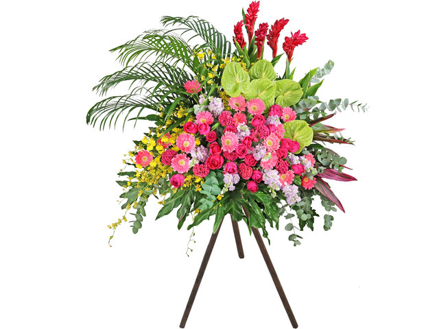 2020 Hong Kong Grand Opening Flower Basket, Congratulations flower Ordering