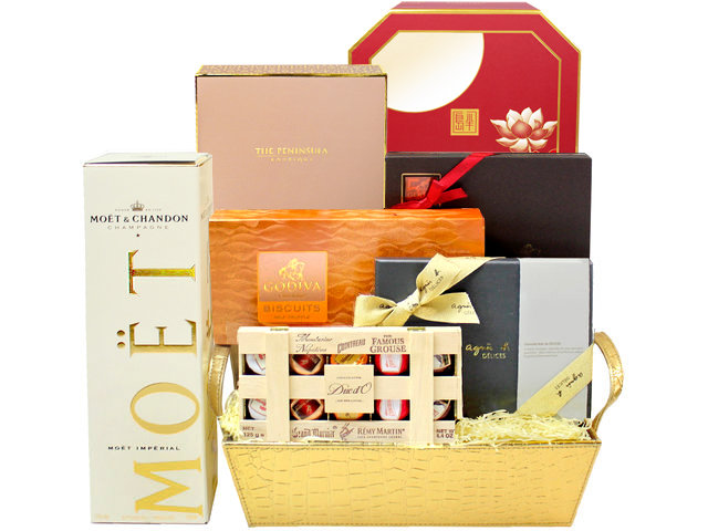Mid-Autumn Gift Hamper - Mid Autumn Peninsula Moon Cake With Luxury Chocolate Gift Hamper FH131 - MH0731A4 Photo