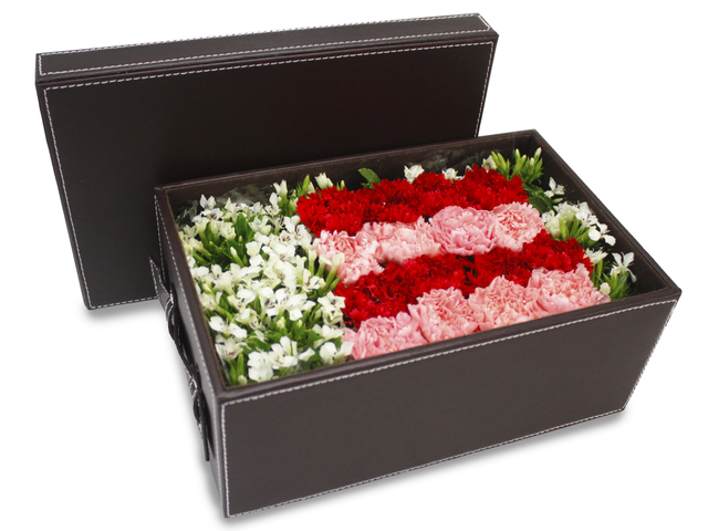 Order Flowers in Box - Carnation Box Flower - L82102 Photo