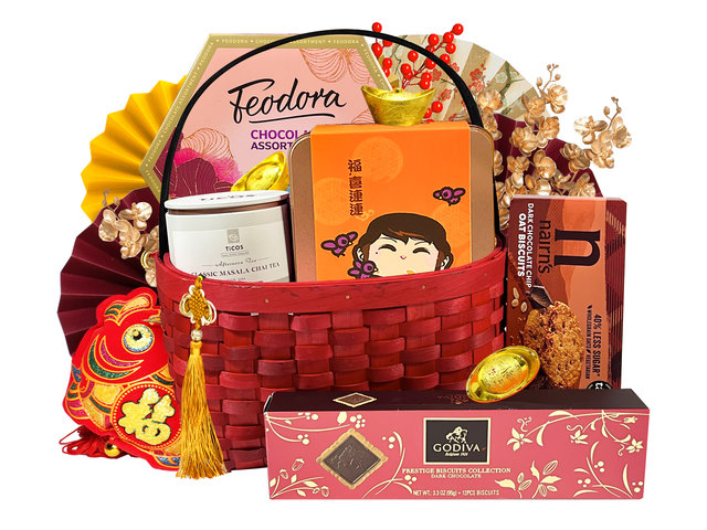 新年果篮Hamper - 农历新年中国礼物篮 1223B3 - CHC1223B3 Photo