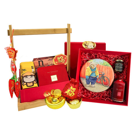 新年果篮Hamper - 农历新年中国礼物篮 1227A8 - CHW1227A8 Photo