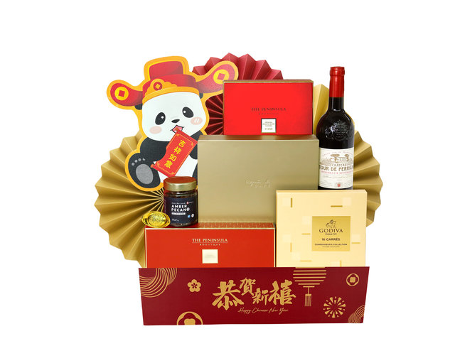 新年果籃Hamper - 龍蛇飛動新年禮物籃 A3 - CH21215A3 Photo